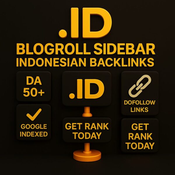 High DA DR Blogroll Sidebar on Powerful .id Sites in Indonesia