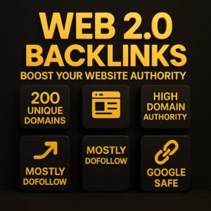 Buy Web 2.0 backlinks: Premium Website Authority