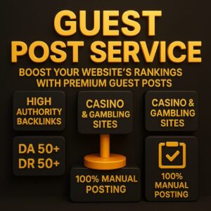 Rankings with Premium Guest Post Services