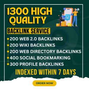 Boost your SEO rankings with our comprehensive backlink service. Guaranteed to index within 13 days for faster results. Increase your website’s authority today!